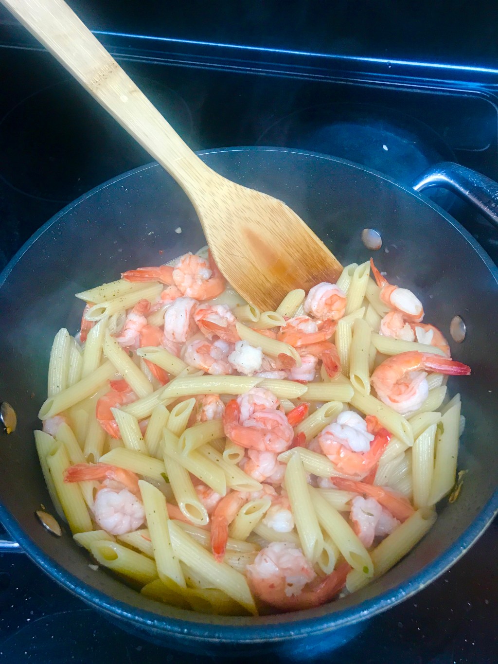 Shrimp Scampi + Pear Arugula&nbsp;Salad