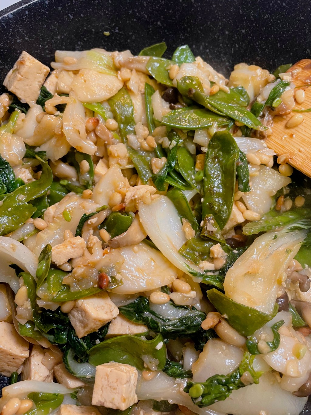 Rice Cakes with Pine Nuts and Other&nbsp;Stuff