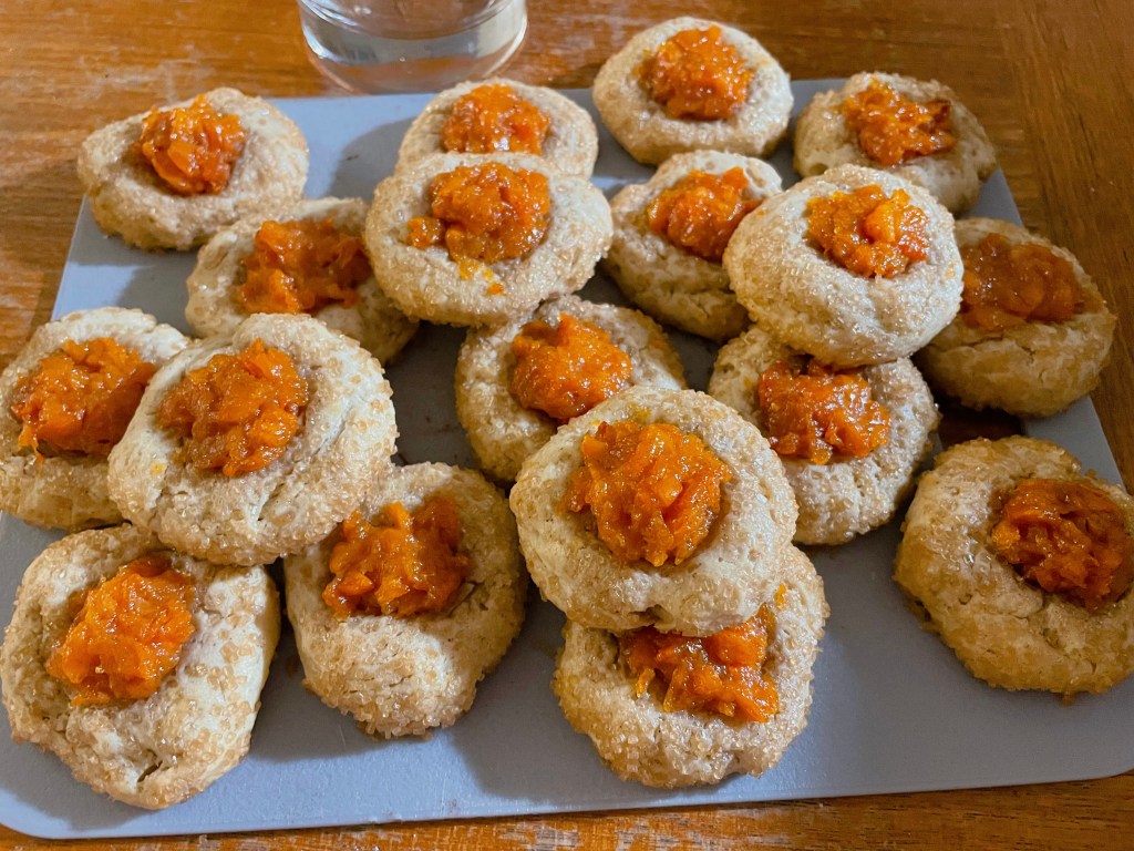 Persimmon Thumbprint Cookies