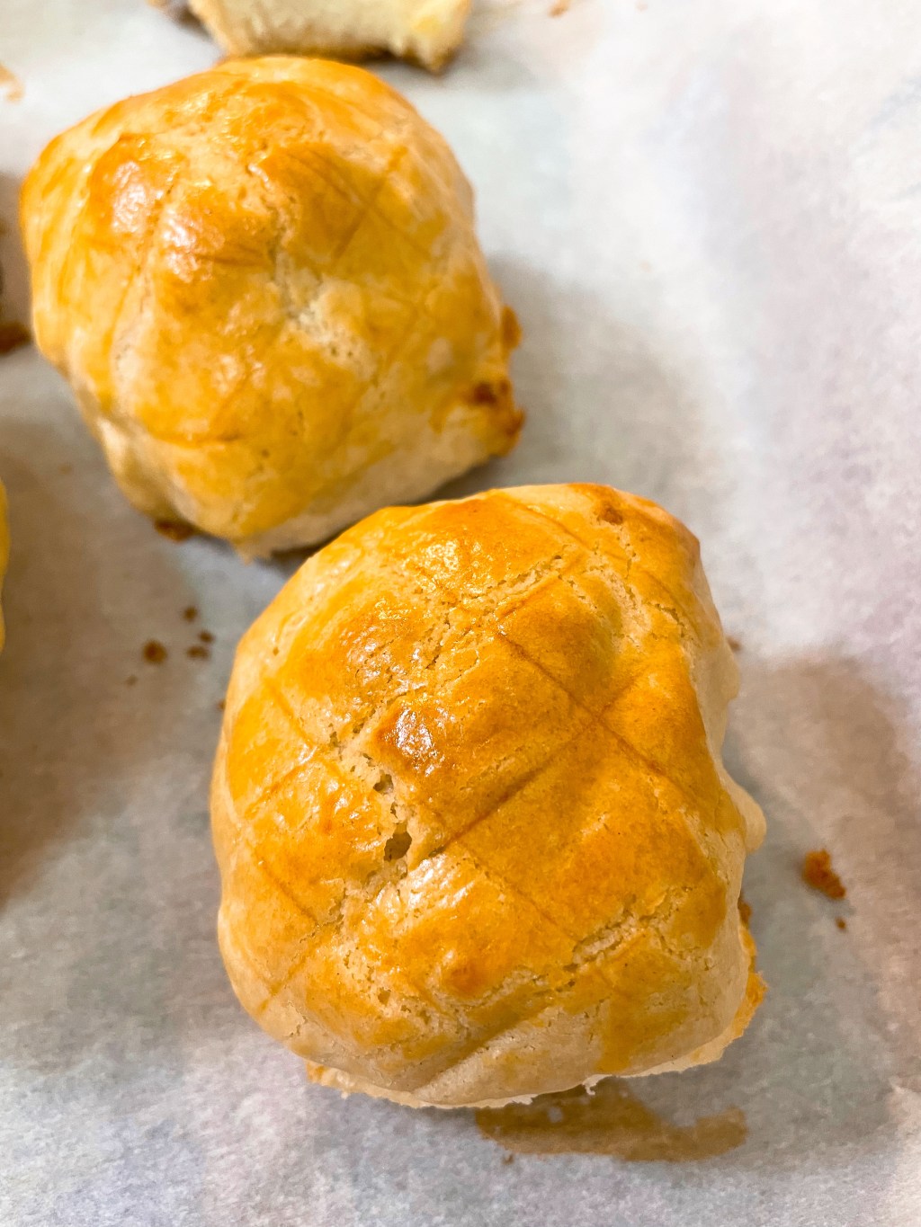 Pineapple Buns with Chinese BBQ&nbsp;Pork